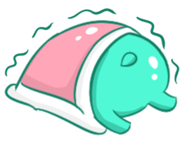 A Cool Piggy-Rabbit named Buabua sticker #11093140