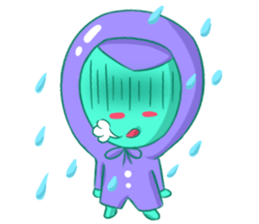 A Cool Piggy-Rabbit named Buabua sticker #11093154