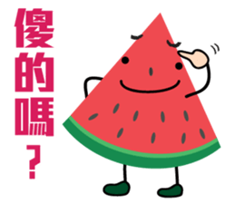 Little Watermelon sticker #11093246