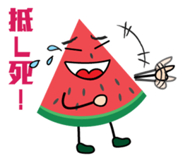 Little Watermelon sticker #11093254