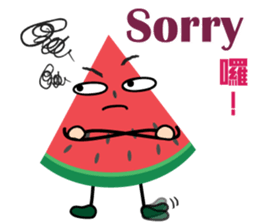 Little Watermelon sticker #11093255