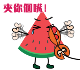 Little Watermelon sticker #11093277