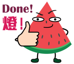 Little Watermelon sticker #11093279