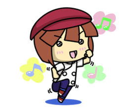 Waku Waku Work Girl4 (pastry chef v) sticker #11093760