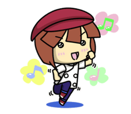 Waku Waku Work Girl4 (pastry chef v) sticker #11093760
