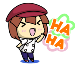 Waku Waku Work Girl4 (pastry chef v) sticker #11093762