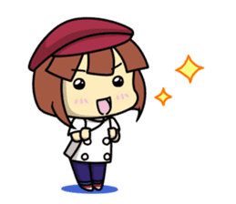 Waku Waku Work Girl4 (pastry chef v) sticker #11093764