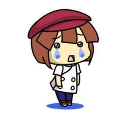 Waku Waku Work Girl4 (pastry chef v) sticker #11093766
