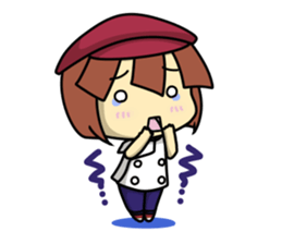 Waku Waku Work Girl4 (pastry chef v) sticker #11093767