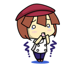 Waku Waku Work Girl4 (pastry chef v) sticker #11093767