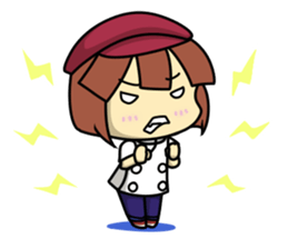 Waku Waku Work Girl4 (pastry chef v) sticker #11093768