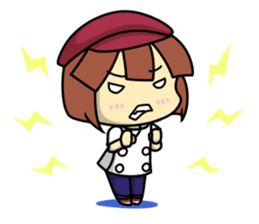 Waku Waku Work Girl4 (pastry chef v) sticker #11093768