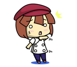 Waku Waku Work Girl4 (pastry chef v) sticker #11093769
