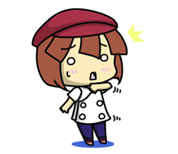 Waku Waku Work Girl4 (pastry chef v) sticker #11093769