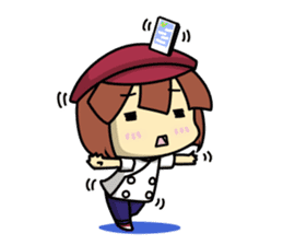 Waku Waku Work Girl4 (pastry chef v) sticker #11093772