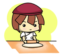 Waku Waku Work Girl4 (pastry chef v) sticker #11093776