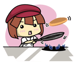 Waku Waku Work Girl4 (pastry chef v) sticker #11093777