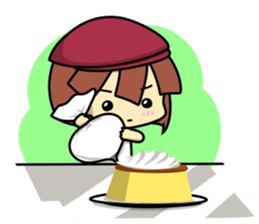 Waku Waku Work Girl4 (pastry chef v) sticker #11093779