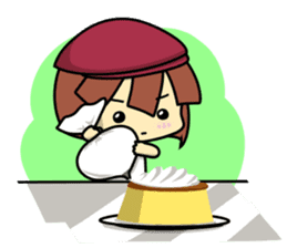 Waku Waku Work Girl4 (pastry chef v) sticker #11093779
