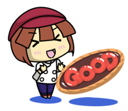Waku Waku Work Girl4 (pastry chef v) sticker #11093784