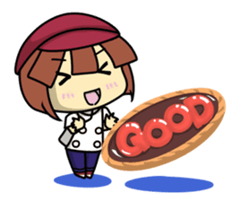 Waku Waku Work Girl4 (pastry chef v) sticker #11093784