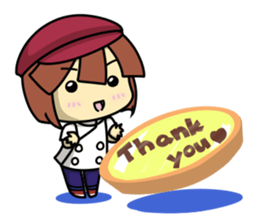 Waku Waku Work Girl4 (pastry chef v) sticker #11093785