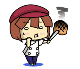 Waku Waku Work Girl4 (pastry chef v) sticker #11093786