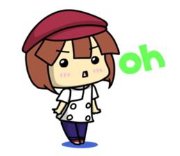 Waku Waku Work Girl4 (pastry chef v) sticker #11093788