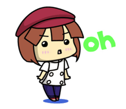 Waku Waku Work Girl4 (pastry chef v) sticker #11093788