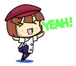 Waku Waku Work Girl4 (pastry chef v) sticker #11093789