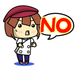 Waku Waku Work Girl4 (pastry chef v) sticker #11093791