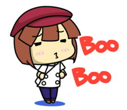 Waku Waku Work Girl4 (pastry chef v) sticker #11093793
