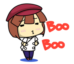 Waku Waku Work Girl4 (pastry chef v) sticker #11093793