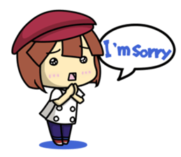 Waku Waku Work Girl4 (pastry chef v) sticker #11093794