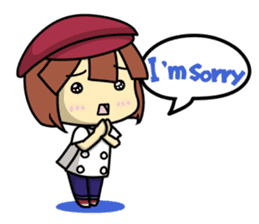 Waku Waku Work Girl4 (pastry chef v) sticker #11093794