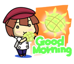 Waku Waku Work Girl4 (pastry chef v) sticker #11093798