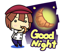 Waku Waku Work Girl4 (pastry chef v) sticker #11093799