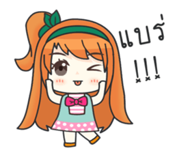 Happy Orange Love sticker #11093856