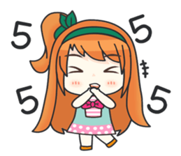 Happy Orange Love sticker #11093860