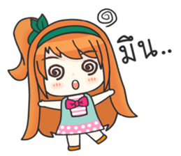 Happy Orange Love sticker #11093874