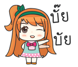 Happy Orange Love sticker #11093876