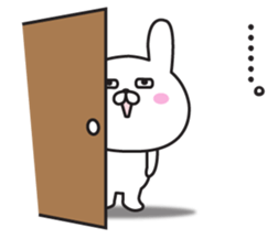 Invective sticker of gloomy rabbit sticker #11094017