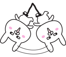 Invective sticker of gloomy rabbit sticker #11094021