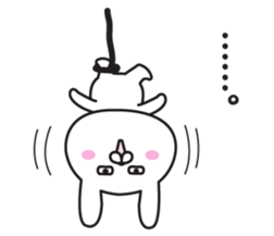 Invective sticker of gloomy rabbit sticker #11094022