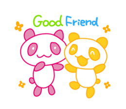 Rainbow team Panda sticker #11094418