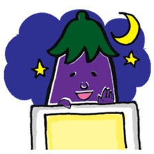 Eggplantcharacter NARU-san sticker #11094721