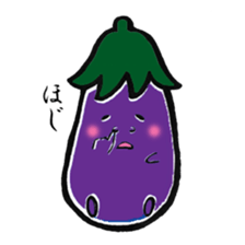 Eggplantcharacter NARU-san sticker #11094724