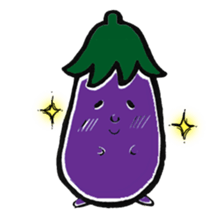 Eggplantcharacter NARU-san sticker #11094725