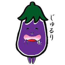 Eggplantcharacter NARU-san sticker #11094726