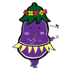 Eggplantcharacter NARU-san sticker #11094727